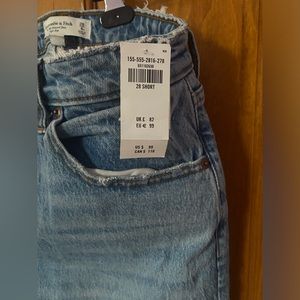 Abercrombie 90s relaxed high rise jeans.